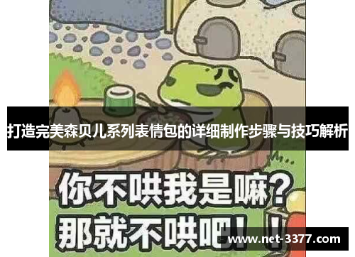 打造完美森贝儿系列表情包的详细制作步骤与技巧解析